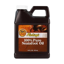 Fiebing's 100 Pure Neatsfoot Oil 16 oz - Leather Conditioner  Preservative wit