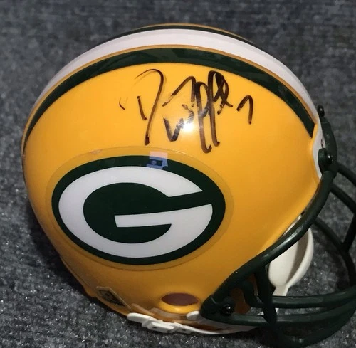 Green Bay Packers Danny Wuerffel #7  Ridell Mini Helmet Autographed