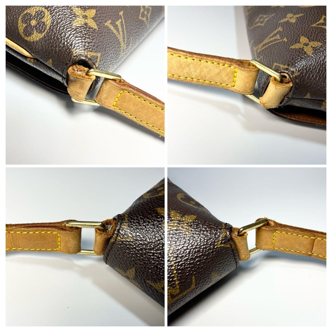 Louis Vuitton Monogram Musette Tango Shoulder Bag Brown Authentic Excellent F/S — image 7