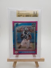 BGS 9.5 2024 Donruss Optic Rated Rookie Pink Jatavion Sanders #244 Panthers 