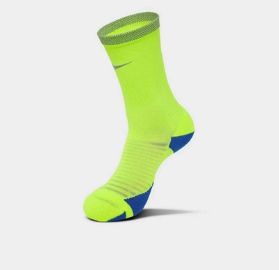 #ad New Nike Spark Cushioned Crew Running Socks Volt Green Size Men 8 9.5 Wmn 9.5 11 $12.74
