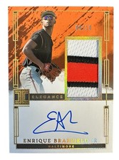2024 Panini Impeccable ENRIQUE BRADFIELD JR Jersey Patch AUTO RPA 08/10 Gold SSP