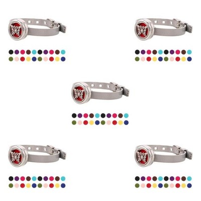 Set of 5 Diffusor-armband Für Herren Valentinstag-Armband Ätherisches Ölarmband