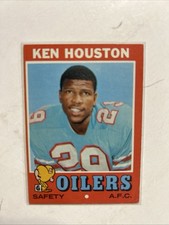 Topps 1971 Ken Houston #113 Rookie Houston Oilers Football Card