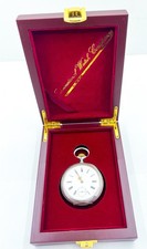 IWC Early Unicorn Logo 50.5mm Silver 800 Hunterl Case Pocket Watch Working