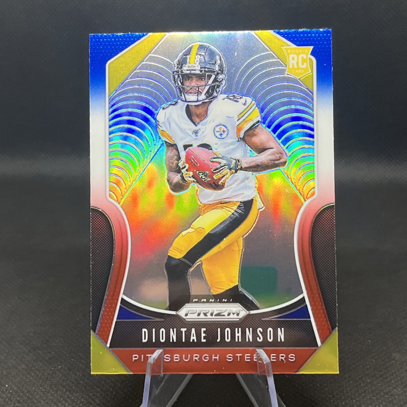 2019 Prizm Diontae Johnson Red White Blue Prizm Rookie Card RC #352 Panthers