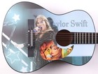 Taylor Swift Guitar Signed Custom Show Girl Pickguard Pop Star JSA Authentic — photo 2