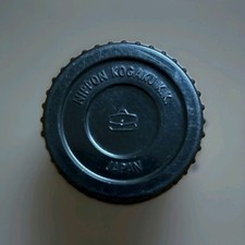 Grail Vintage Nippon Kogaku Japan Nikon F Mount Rear Lens Cap Mt Fuji Logo Mint