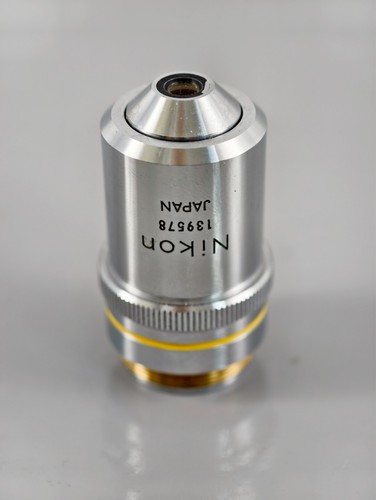 Objectif microscope Nikon 10x 0,25 filetage RMS - Photo 2/3