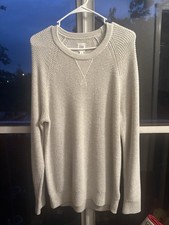 Gap Cream Knit Oversized Sweater Size Small Long Sleeve Cotton Free shipping