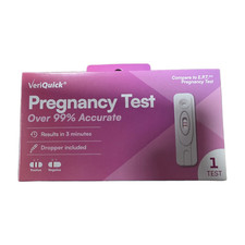 2 VeriQuick Pregnancy TestOver 99 AccurateResults in 3 MinutesDropper Included