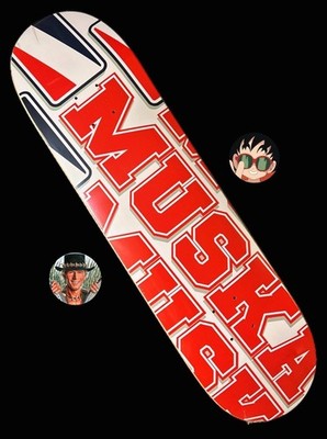 RARE Chad Muska Shortys Name Skateboard Deck 8.25  Brandon Turner Silhouette NEW