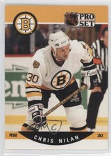1990-91 Pro Set Chris Nilan #409 0a4