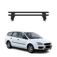 Menabo DachträGer GrundtäGer FüR Ford Focus Turnier 2004-2011 50Kg Alu Schwarz