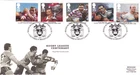 GB RM FDC: 1995 Rugby League Centenary + Wigan RLFC, Lancs Cancel