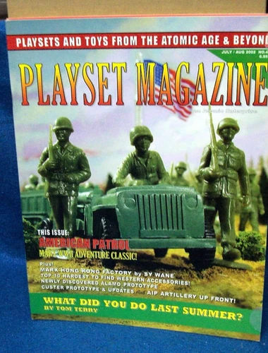 Playset Magazine #4 Marx WWII American Patrol set +10 rarest Marx items opinion
