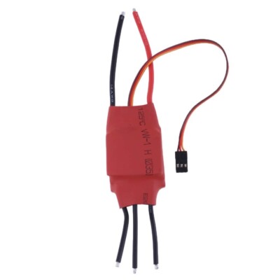 50A 50AMP 2-7S bürstenlos ESC Geschwindigkeitsregelung OPTO 5V 3A BEC für RC Flugzeug