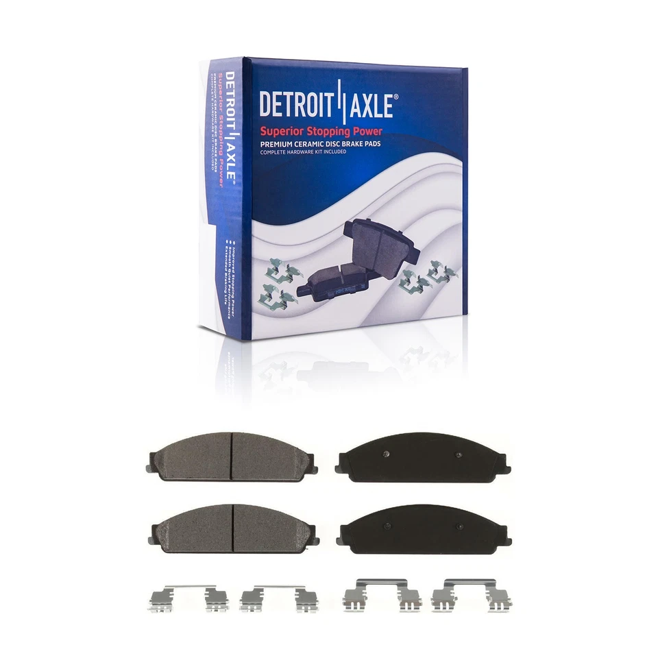 Kit de pastillas de freno delanteras de cerámica para Quindred Freestyle Taurus X Montego Sable Foto 3 de 4