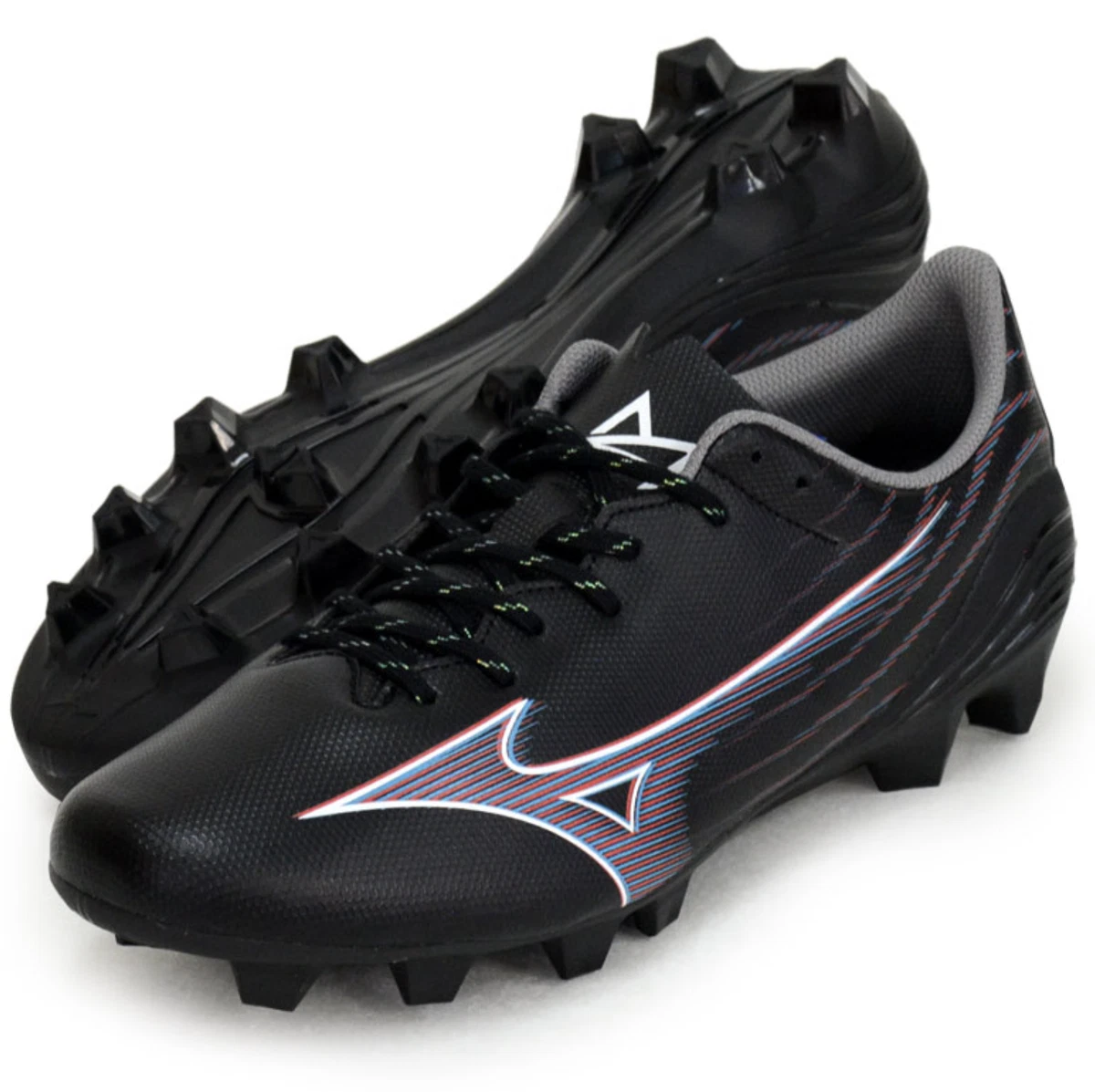 Mizuno JAPAN Alpha SELECT Soccer Football Shoes P1GA2365 Black