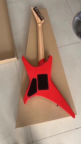 Hot Sale Classic 7 String Electric Guitar, Double Rocker Bridge, Flame Red Body - Picture 10 of 12