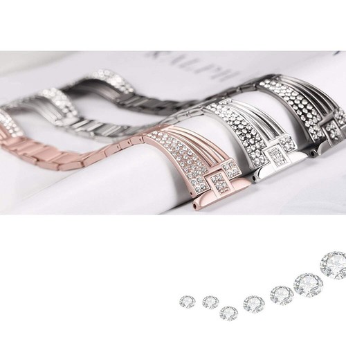 Premium Real Alloy Metal Bracelet Wrist Band for Fitbit Versa/Versa Lite/Versa 2 - 第 3/12 張圖片