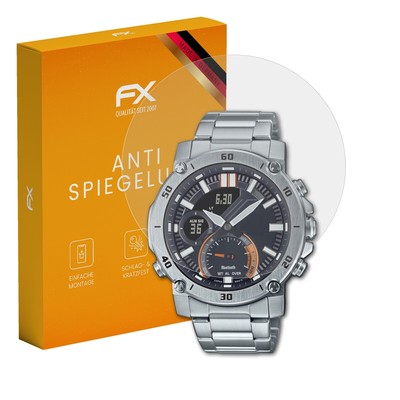 atFoliX 3x Displayfolie für Casio ECB-20D-1AEF Schutzfolie matt&stoßfest Folie