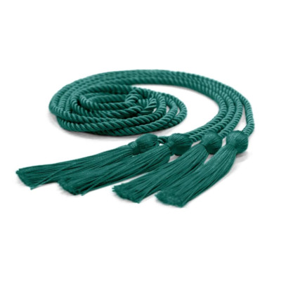 Endea Graduation Double Honor Cord Emerald Green for High School & College