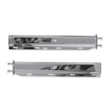 Pair 30'' Stainless Steel Straight Spring Mud Flap Hanger 2 1/2" Bolt Semi Truck
