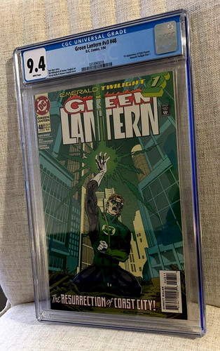 Green Lantern #V3 #48, CGC 9.4, White Pages