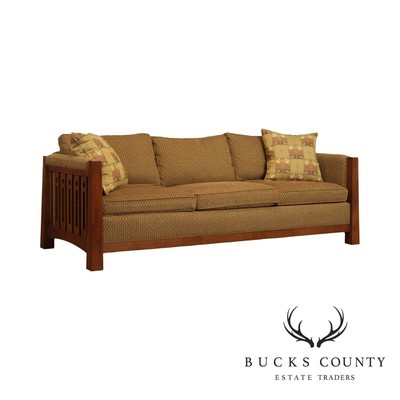 Stickley Mission Style Oak Highlands Sofa Ebay