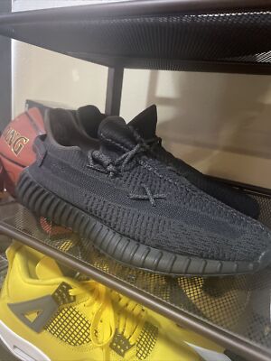 Adidas Yeezy Boost 350 V2 Low Black Static Non-Reflective Men's
