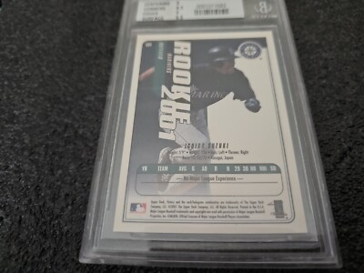 2001 UD VICTORY ICHIRO USED BAT BGS 9.5（ICHIRO SUZUKI BGS 9