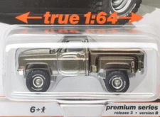 Auto World Muscle Truck Medium Graystone Poly 1981 Chevy Silverado Stepside 1:64