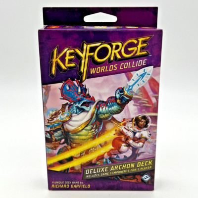 KEYFORGE: WORLDS COLLIDE Deluxe Archon 1-Player Starter Deck   SEALED