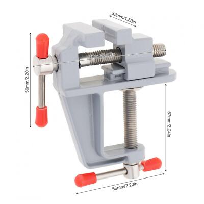 Universal Table Vise Home Vise Clamp-on Portable Bench Clamp 360° Swivel Base