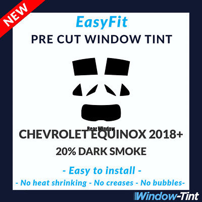 EasyFit Static Pre Cut Window Tint For Chevrolet Equinox 2018 20% Dark Rear