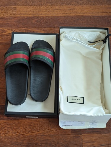 Gucci Pursuit 72 Sport Slide Mens Size 