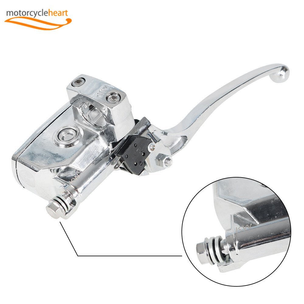 1" 25mm Right and Left Motorcycle Brake Clutch Master Cylinder Reservoir Levers