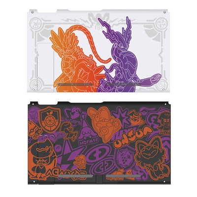 For Nintendo Switch Backplate DIY Replacement for Pokemon Scarlet Violet Limited