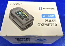 NEW LPOW A340B Fingertip Pulse Oximeter Blood Oxygen Saturation Monitor SpO2