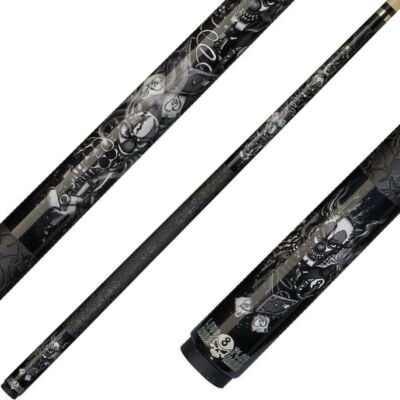 Players Pool Cue Stick - Live Hard Series Killer Klown Edition D-CN
