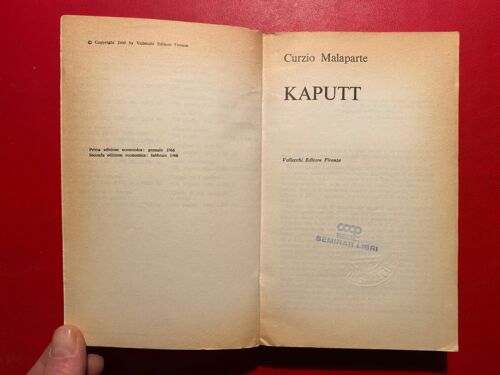 Curzio MALAPARTE - KAPUTT Economica n. 7 Vallecchi (1966) Libro - Foto 2 di 5