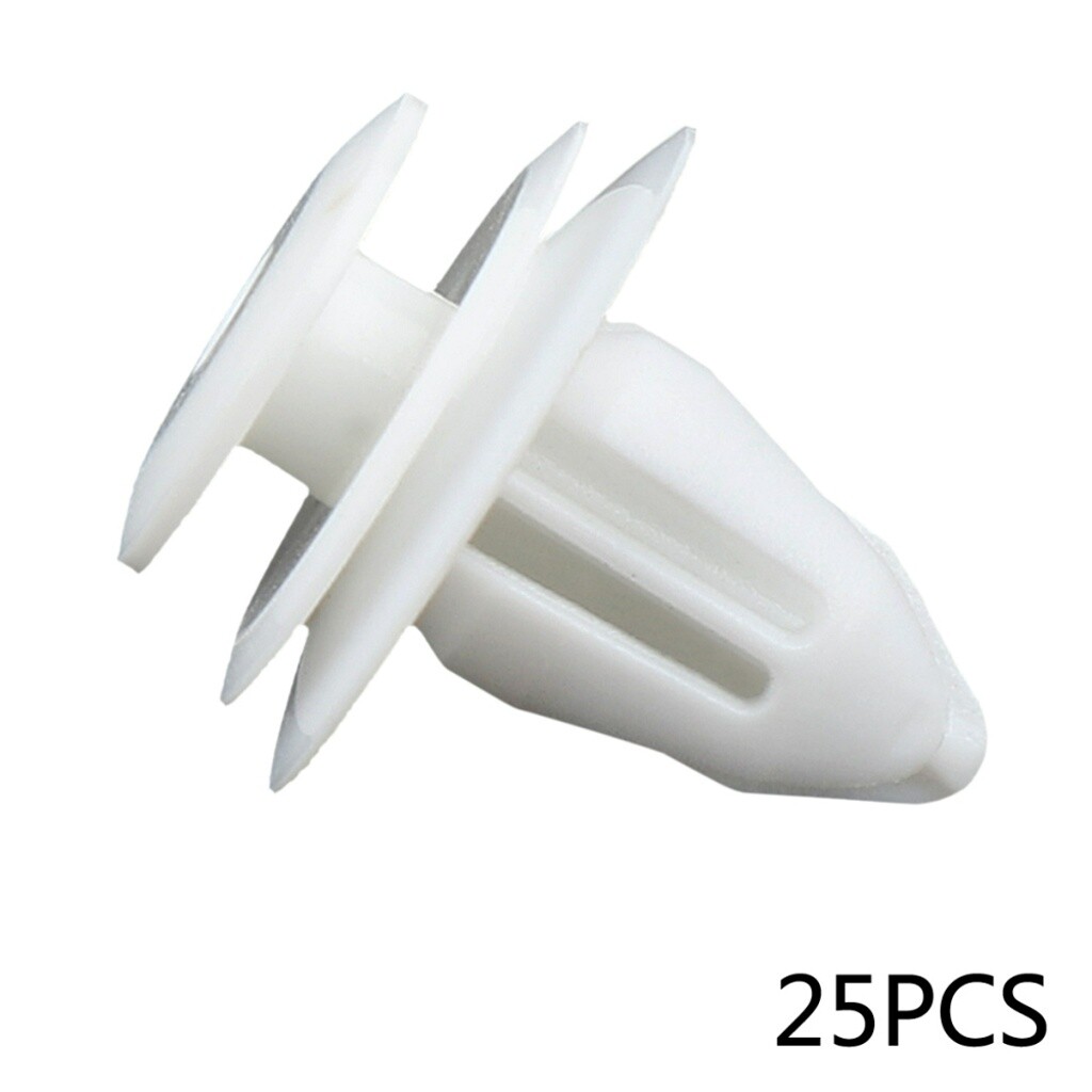 Car Styling 50pcs Car Bumper Door Trim Fender 8mm Hole Plastic Push In Rivets Fa - Foto 3