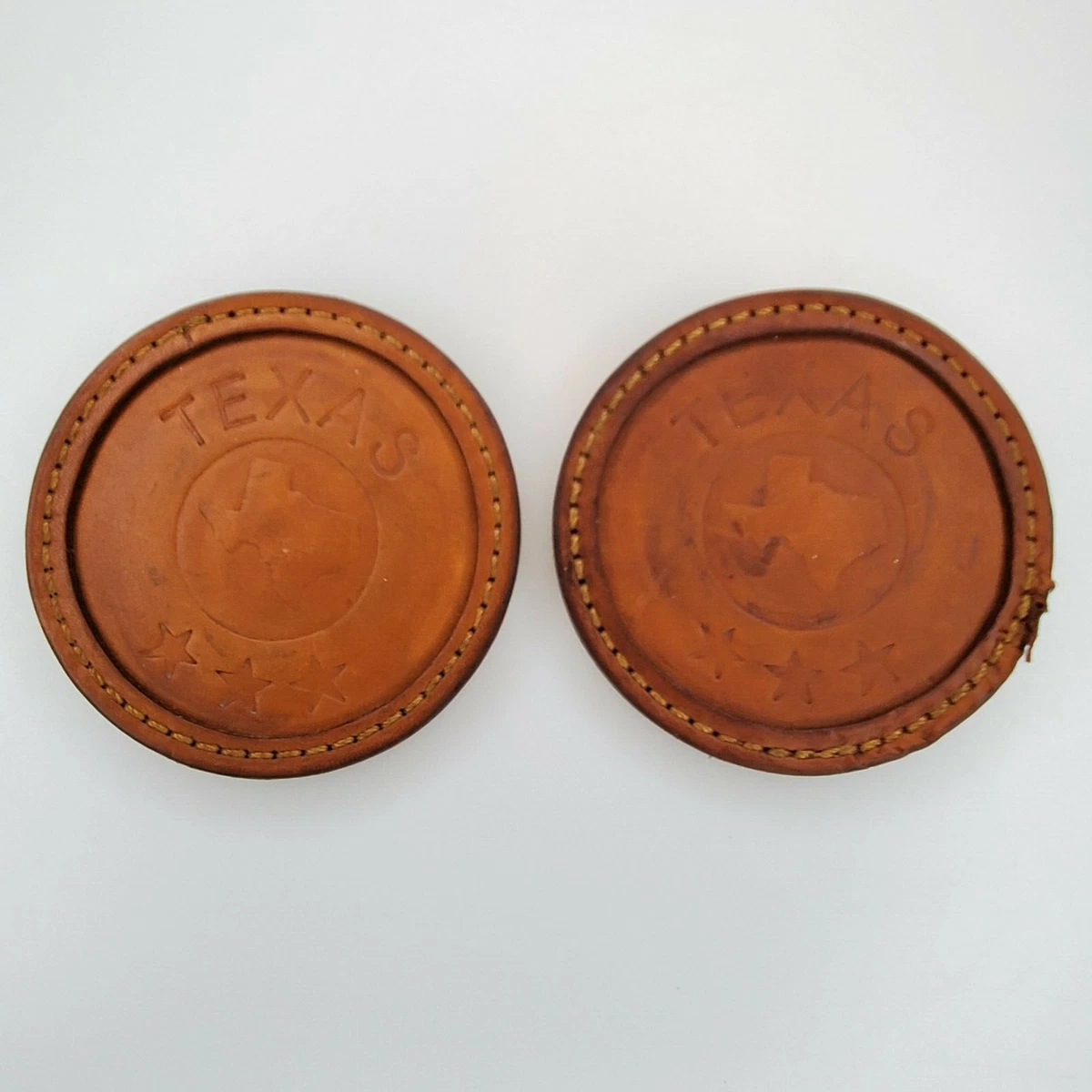 Leather beverage sale coasters