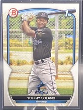 2023 Bowman #BP-72 Yoffry Solano Prospects