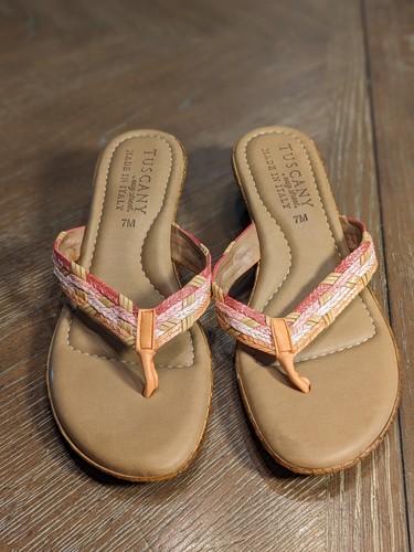 Lot of 4 Pairs of Ladies Size 7 Summer Shoes Sandals FitFlops Brown Leather - Picture 11 of 14