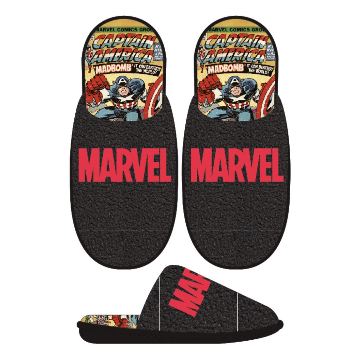 Pantofole Aperta Marvel NERO - T40/41 | MASCHIO CERDà
