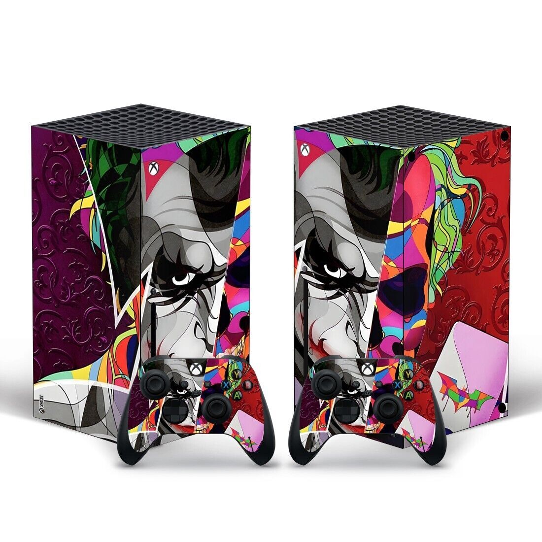 Xbox Series X Skin Joker Fan Art Sticker Decal Vinyl Wrap for console Controller