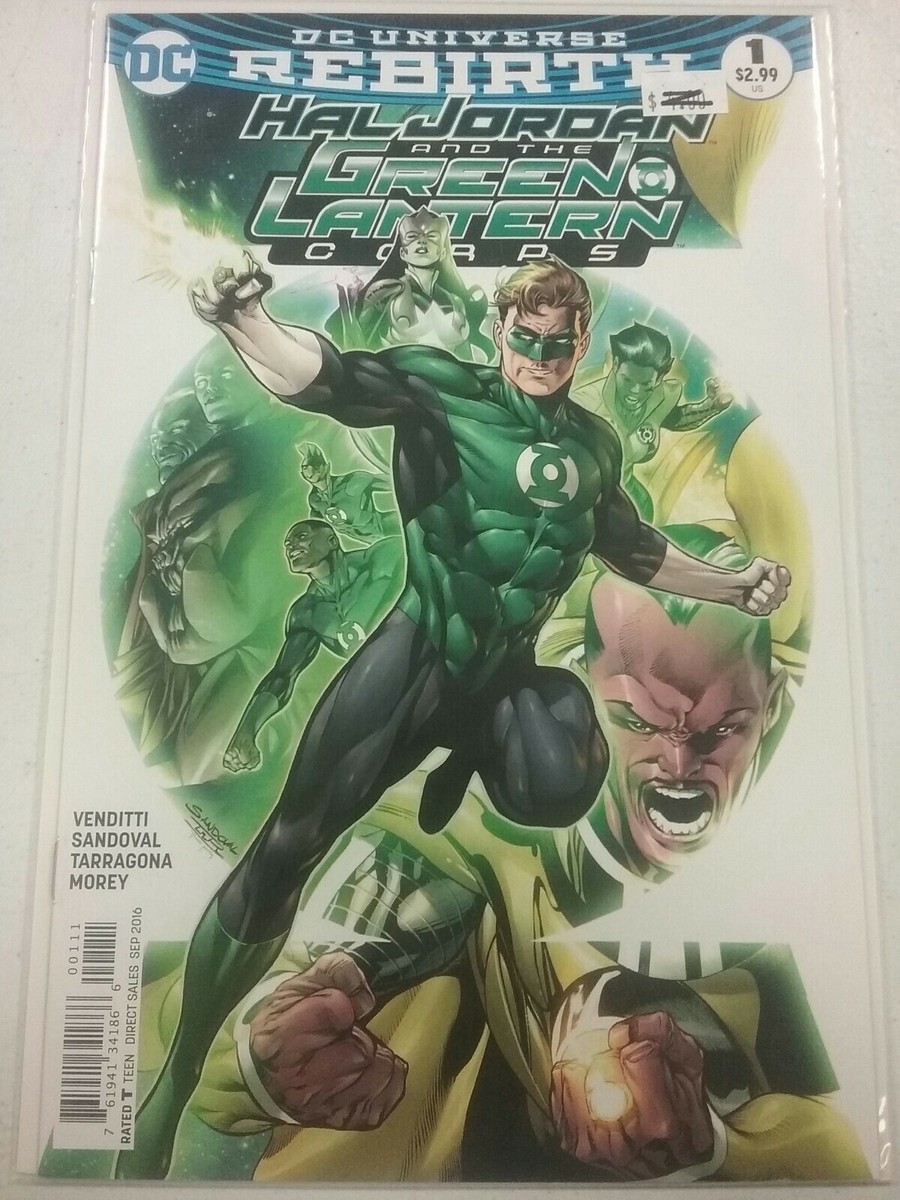 HAL JORDAN AND THE GREEN LANTERN CORPS #1 1ST PRINT DC (2016) NW39