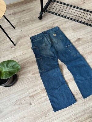 Vintage 90s Carhartt Double Knee Distressed Denim Jeans Vintage 90s Carhartt Double Knee Distressed Denim Jeans